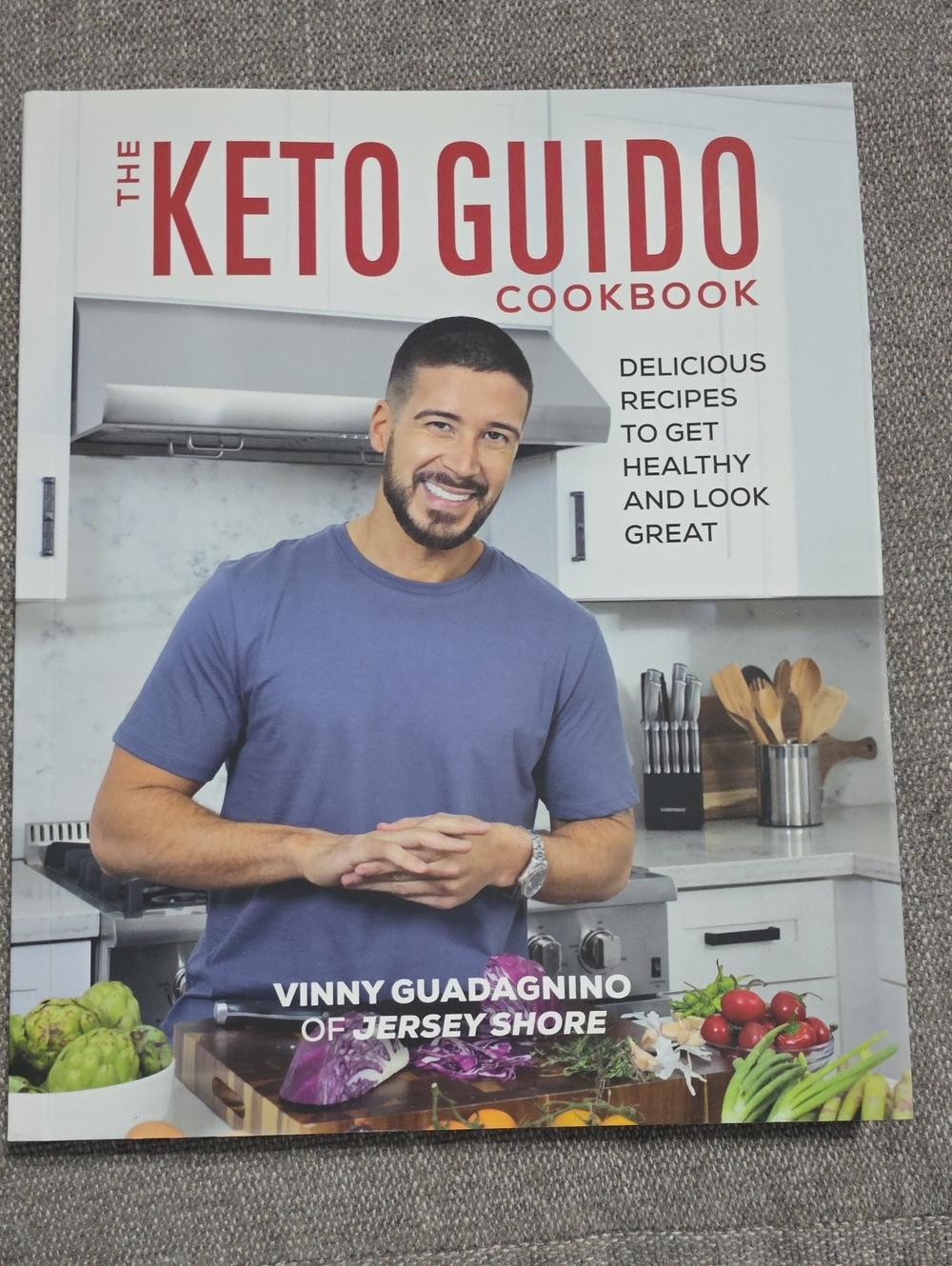 The Keto Guido Cookbook by Vinny Guadagnino From Jersey Shore